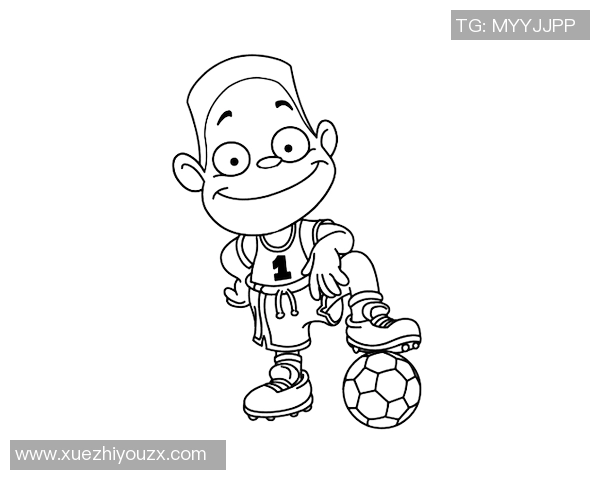 简单易学的足球明星简笔画教程分享适合各年龄段爱好者